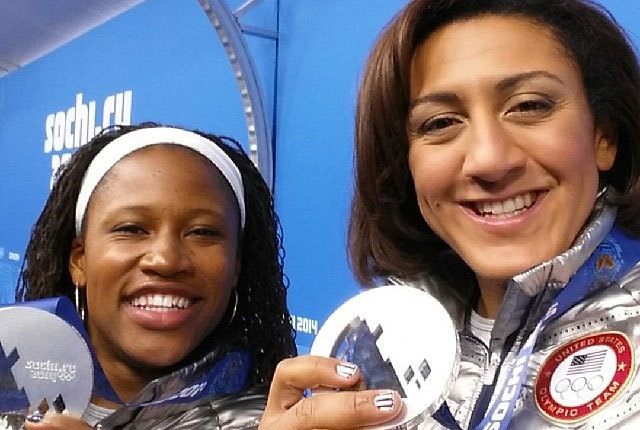 WAC Athletes Lauryn Williams and Elana Meyers won a Silver medal at the Winter Olympics in the 2 women bobsleigh.