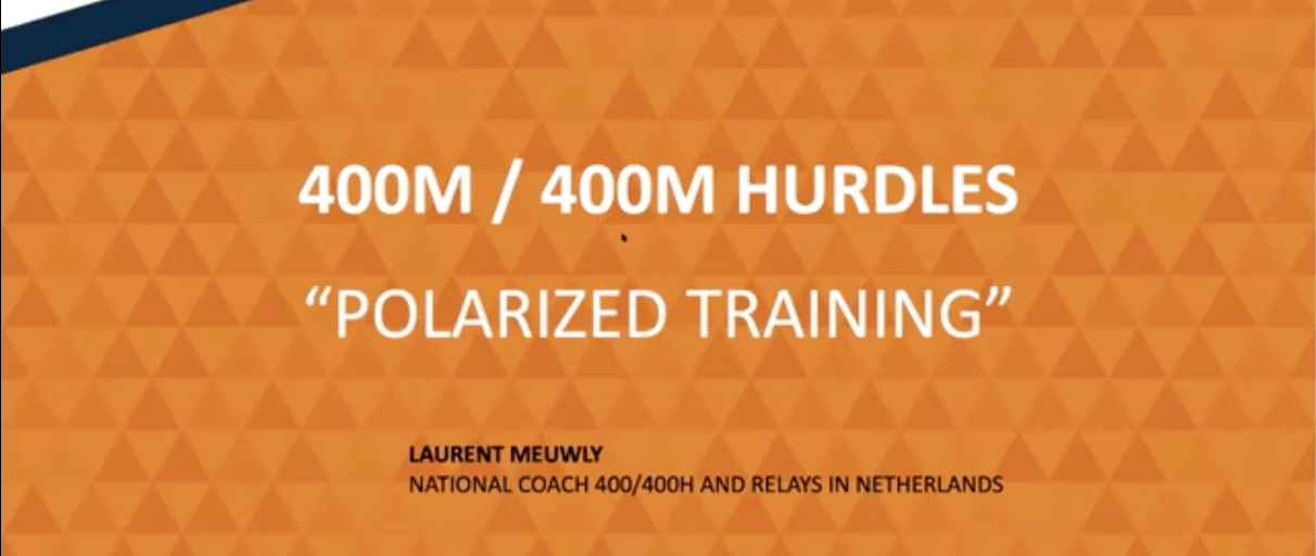 Laurent Meuwly - Polarized Training for the 400 & 400H