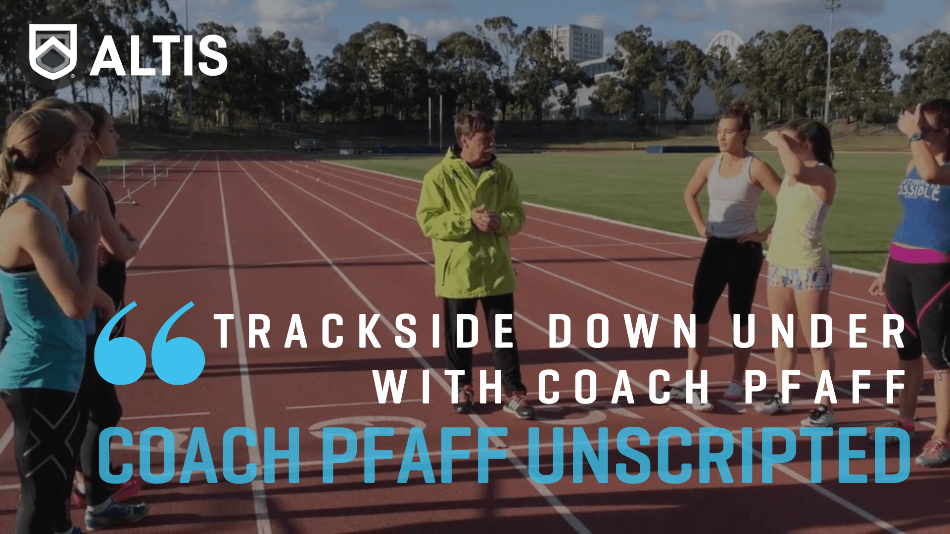 Trackside Down Under with Coach Pfaff