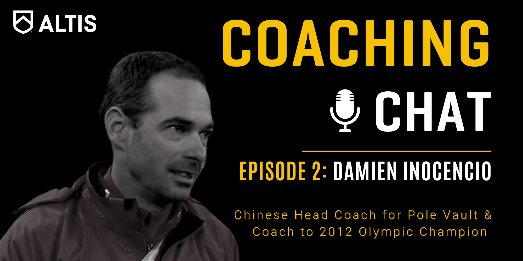 Coaching Chat #2: The Journey from Olympic Gold to China, with Coach Damien Inocencio.