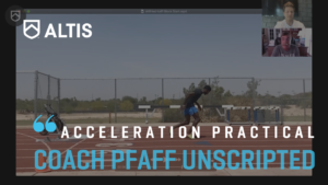 Acceleration Practical with Dan Pfaff