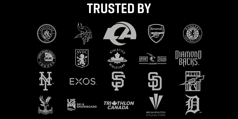 A powerful graphic showcasing logos of top sports organizations and testimonials from leading coaches worldwide, affirming their trust and success with the ALTIS Performance Trinity courses.