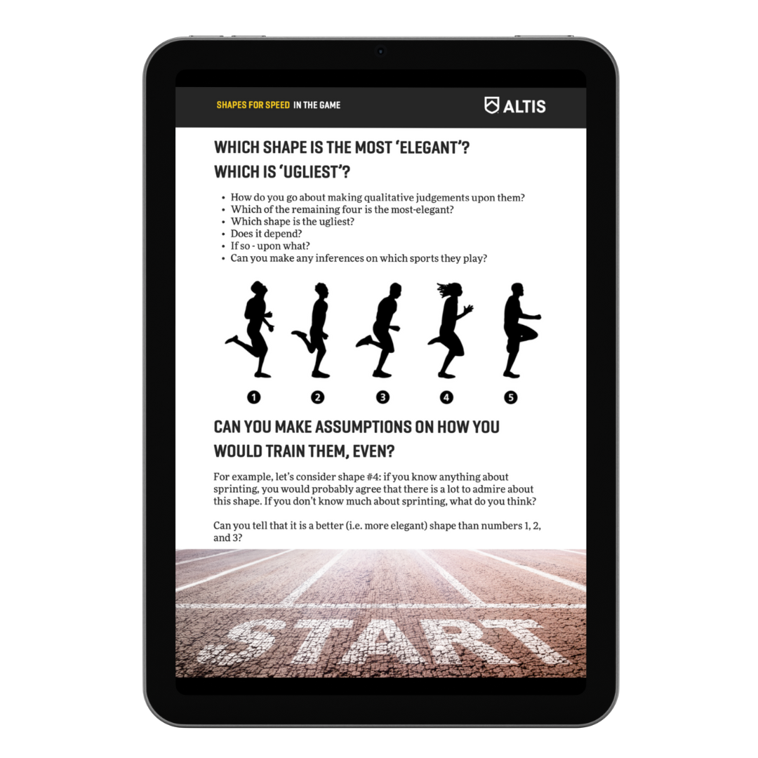 ALTIS Shapes ebook for developing gamespeed