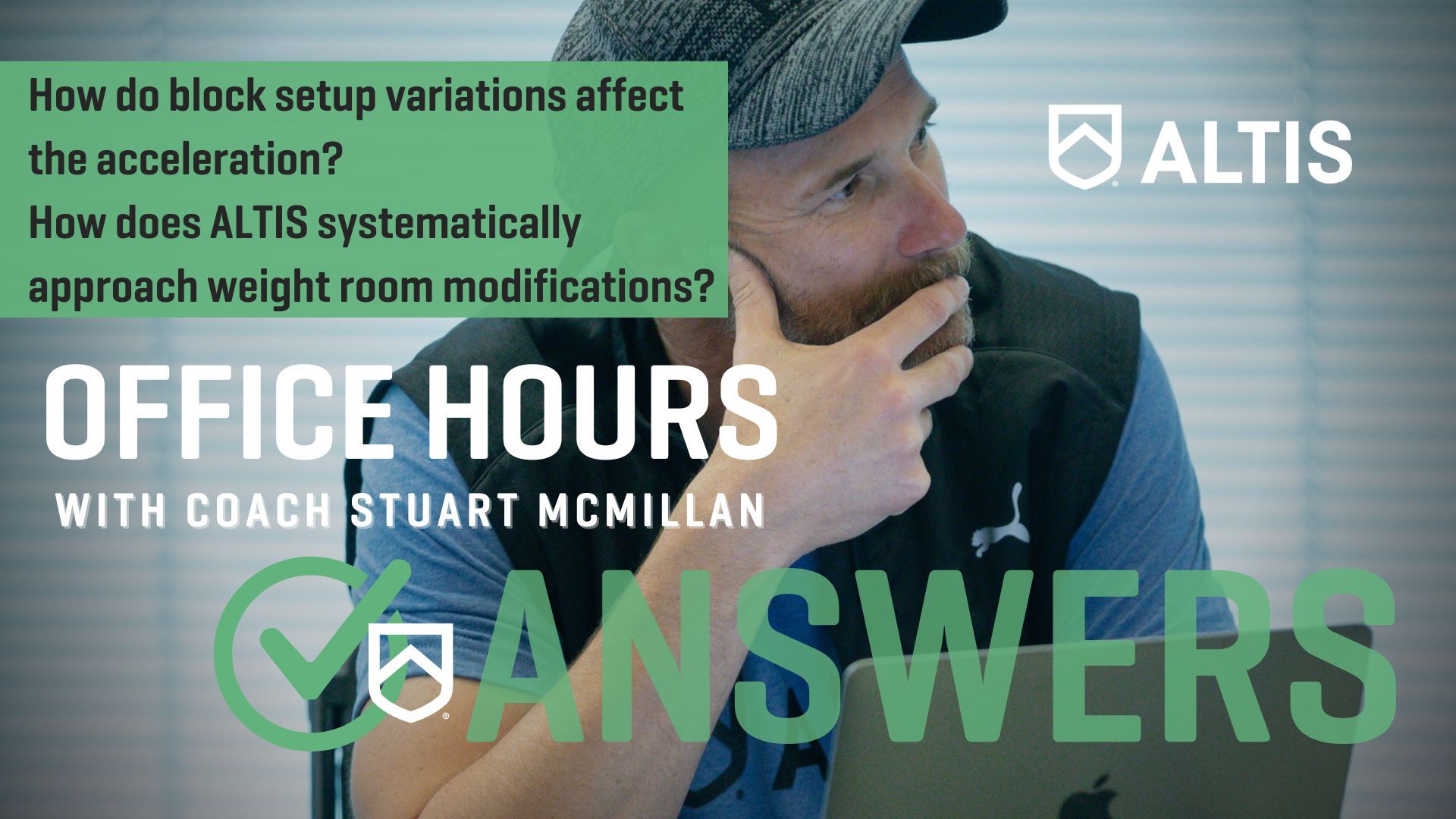 Office Hours with Stuart McMillan - Episode 3