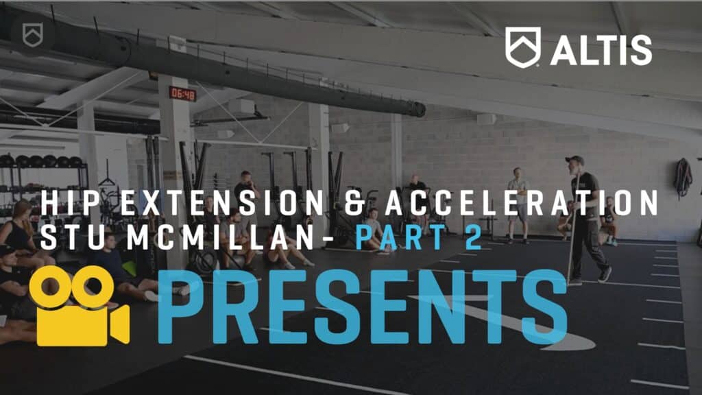 Hip Extension and Acceleration Warm Up – Stu McMillan (Part 2)