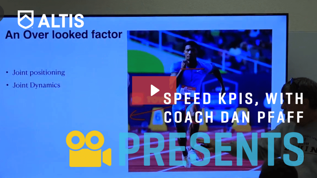 Speed KPIs, with Coach Dan Pfaff