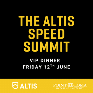 ALTIS Speed Summit 2026 VIP Dinner | Friday 12th | 7:00PM