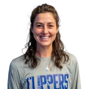 Maggie Bryant is a residency-trained Sports Physical Therapist and currently serves as Vice President of Medical for the LA Clippers , where she oversees medical and rehabilitation strategy within an elite performance environment. She earned her Doctor of Physical Therapy degree from the University of Minnesota before completing a Sports Physical Therapy residency at the University of Southern California . Prior to joining the Clippers, Maggie worked with the Orlando Magic and Mayo Clinic Sports Medicine , building extensive experience across professional sport and high-performance rehabilitation. Her work centers on performance-driven rehabilitation, return-to-play strategy, athlete movement and biomechanical profiling, and the integration of communication and leadership within interdisciplinary performance teams. Maggie is particularly interested in helping organizations bridge the gap between rehabilitation and performance while creating systems that support long-term athlete health and availability.